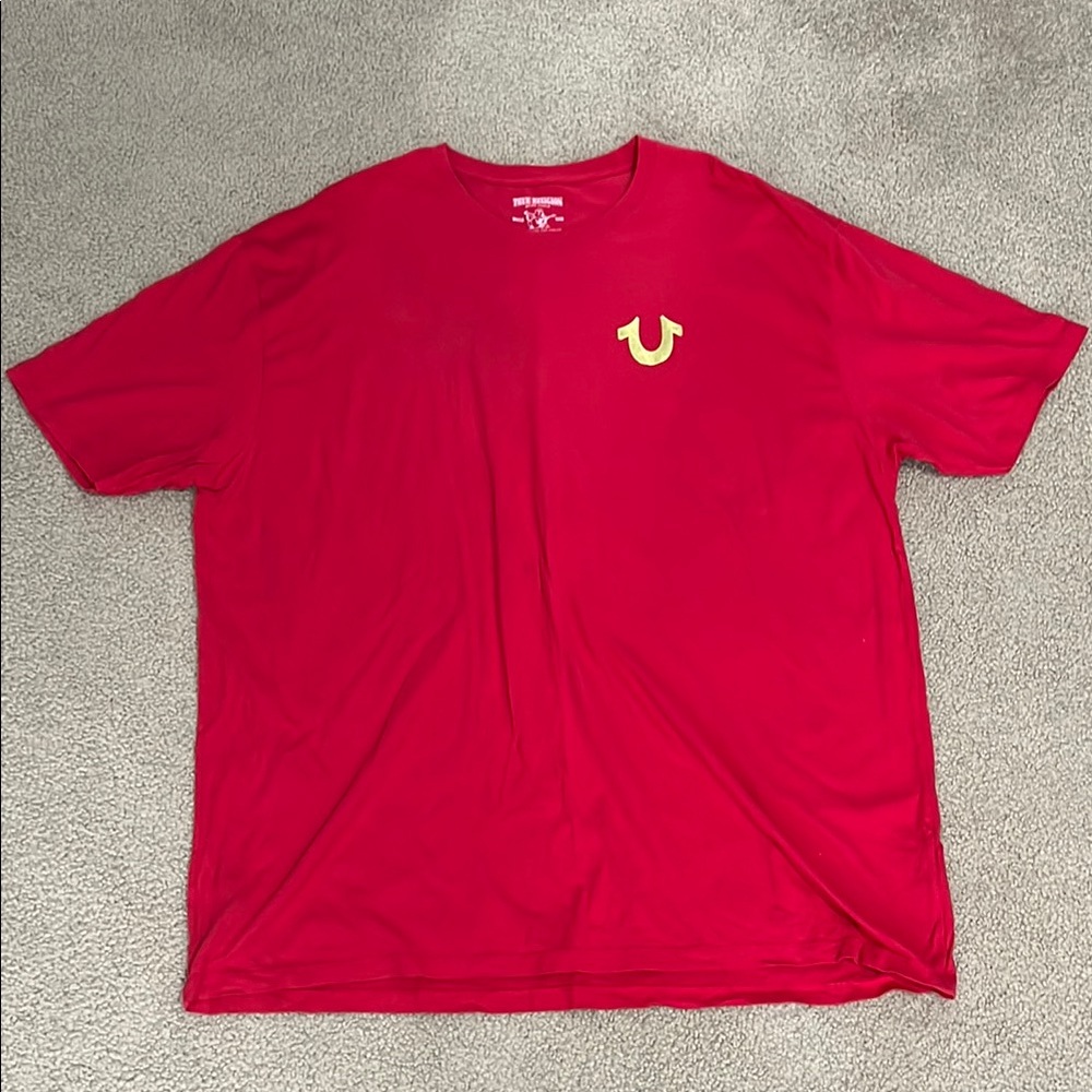 True Religion Red Men's T-Shirt